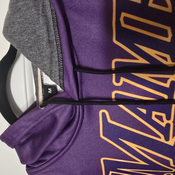 Purple and Yellow Men's Sweater - Picture 2 of 2